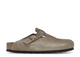 Birkenstock Boston Soft Footbed Suede Taupe