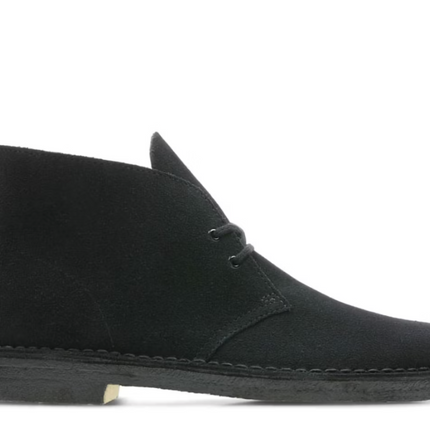 Clarks Desert Black Suede