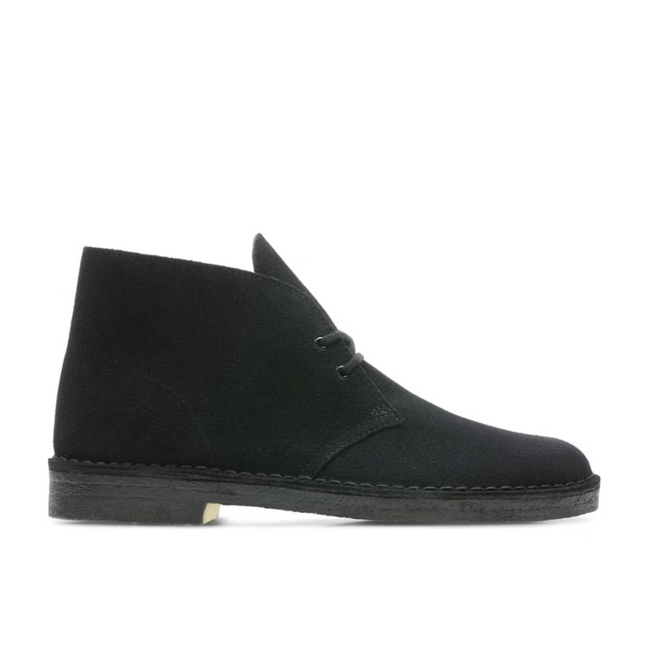 Clarks Desert Black Suede