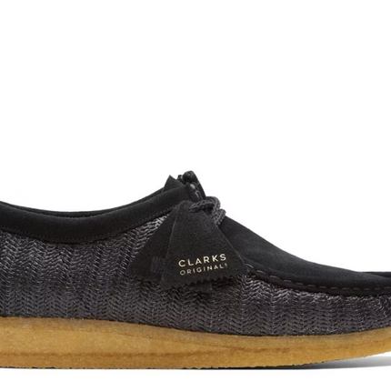 Clarks Originals Wallabee Black Raffia Txt