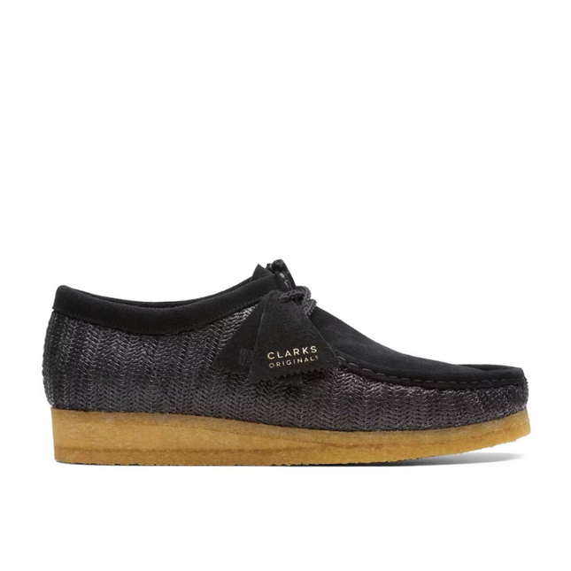 Clarks Originals Wallabee Black Raffia Txt
