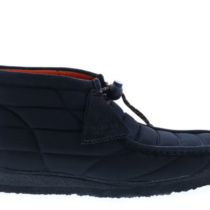 Clarks Originals Wallabee Boot Black Quilted