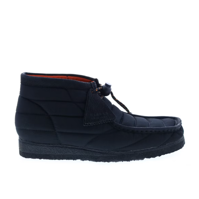 Clarks Originals Wallabee Boot Black Quilted