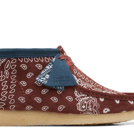 Clarks Originals Wallabee Boot Brick Paisley