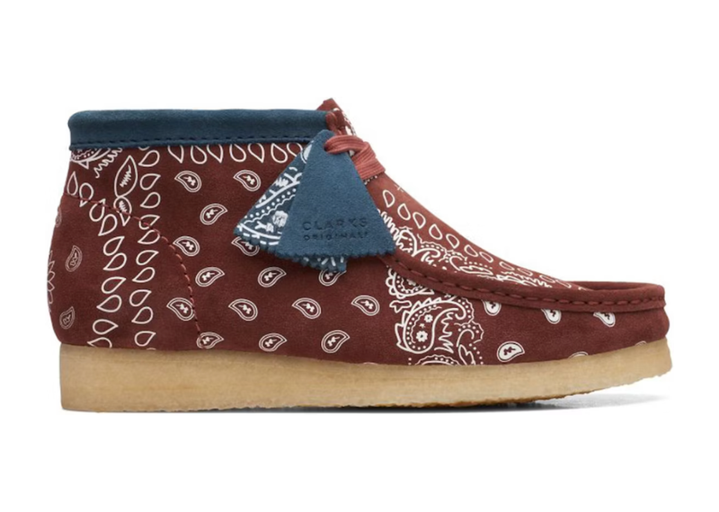 Clarks Originals Wallabee Boot Brick Paisley