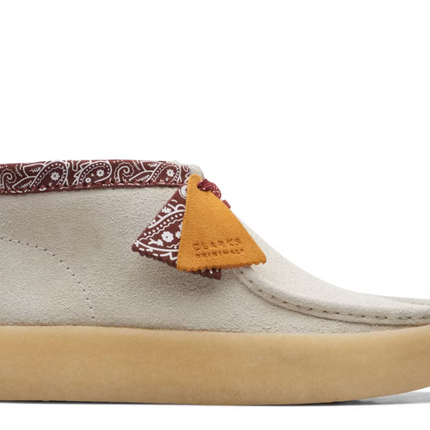 Clarks Originals Wallabee Cup Boot White Interest