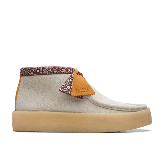 Clarks Originals Wallabee Cup Boot White Interest