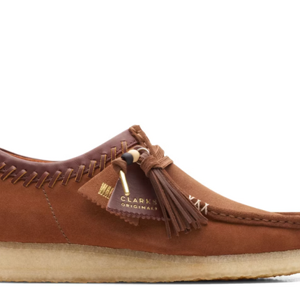 Clarks Originals Wallabee Dark Tan Combination