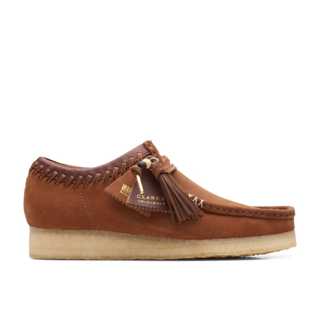 Clarks Originals Wallabee Dark Tan Combination