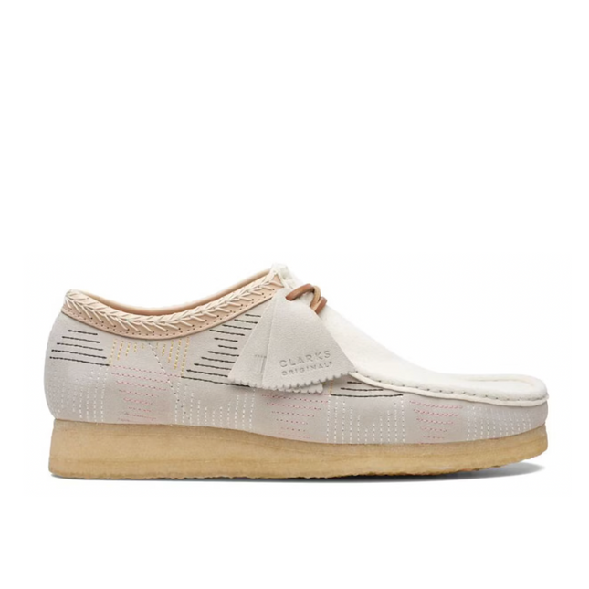 Clarks Originals Wallabee Off White Hairy