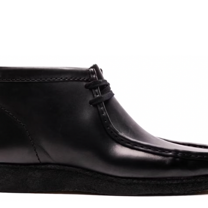 Clarks Wallabee Black Leather