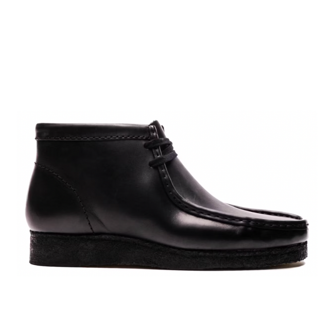 Clarks Wallabee Black Leather