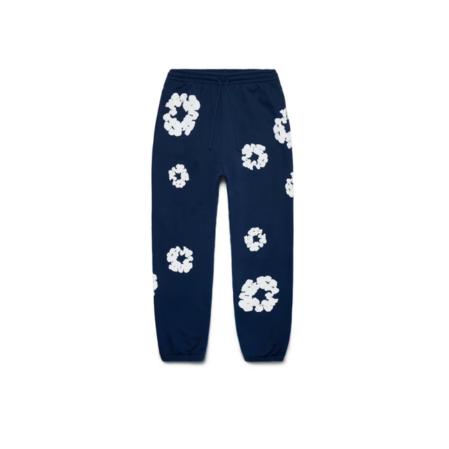 Denim Tears Cotton Wreath Sweatpants Navy