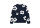 Denim Tears Long Sleeve Cotton Wreath T-Shirt Navy
