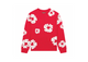 Denim Tears Long Sleeve Cotton Wreath T-Shirt Red