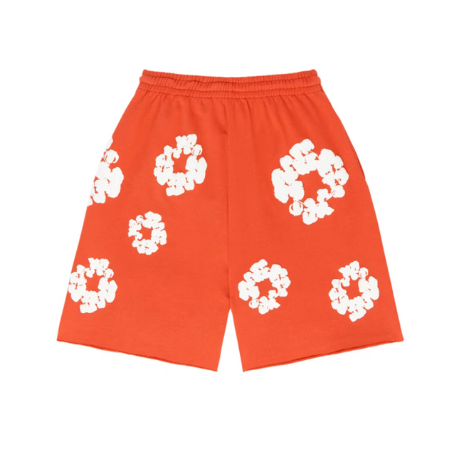 Denim Tears The Cotton Wreath Shorts Orange