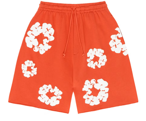Denim Tears The Cotton Wreath Shorts Orange – Coproom