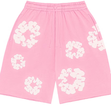 Denim Tears The Cotton Wreath Shorts Pink