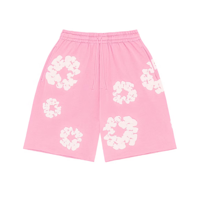 Denim Tears The Cotton Wreath Shorts Pink