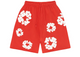 Denim Tears The Cotton Wreath Shorts Red