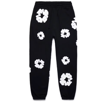 Denim Tears The Cotton Wreath Sweatpants Black