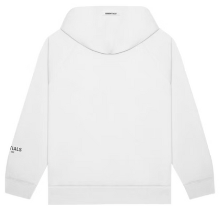 Fear Of God Essentials Sudadera Con Capucha Y Apliques De Silicona 3D Blanco