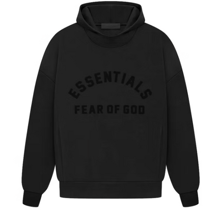 Sudadera con capucha Fear Of God Essentials Arch Logo negro azabache