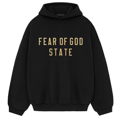 Fear Of God Essentials Sudadera Con Capucha Polar Negro