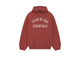 Fear Of God Essentials Fleece Hoodie Crimson