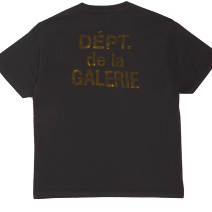 Departamento de galería. Camiseta Francesa Negra