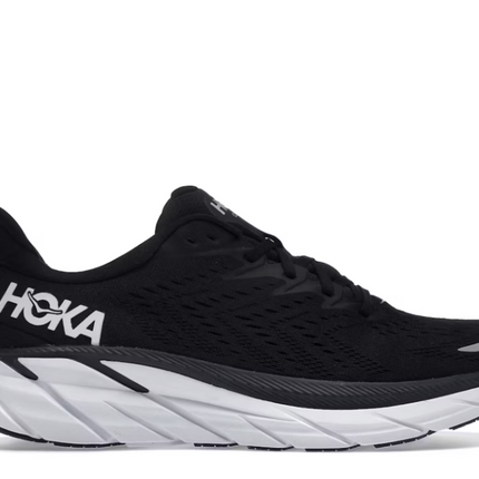 Hoka One One Clifton 8 Black White