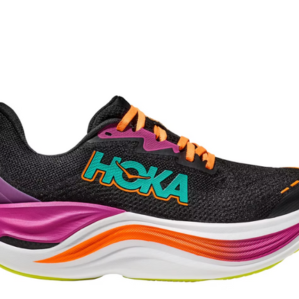 Hoka One One Skyward X Black Electric Aqua