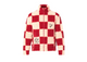 Louis Vuitton x Nigo Jacquard Damier Fleece Blouson Garnet Red
