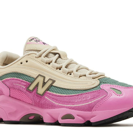 New Balance 1000 Tan Pink Green