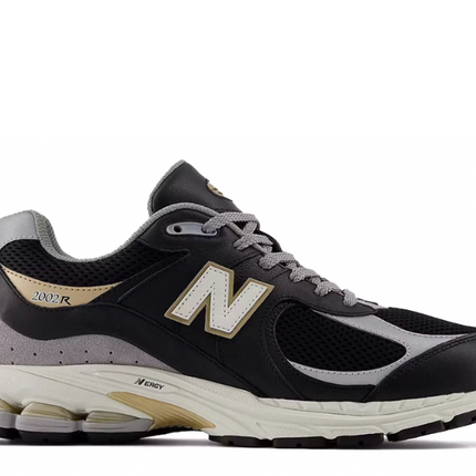 New Balance 2002R Black Sea Salt Gold Metallic