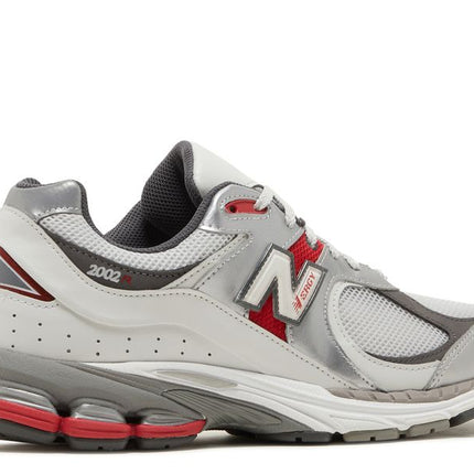 New Balance 2002R Silver Metallic Team Red