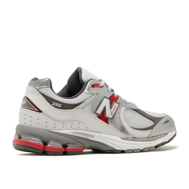 New Balance 2002R Silver Metallic Team Red