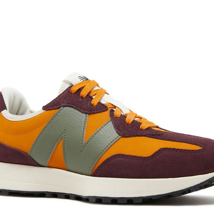 New Balance 327 Madras Orange Burgundy