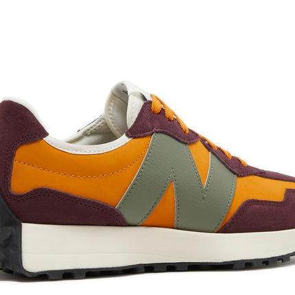 New Balance 327 Madras Orange Burgundy