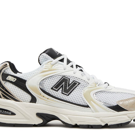 New Balance 530 White Light Gold Metallic