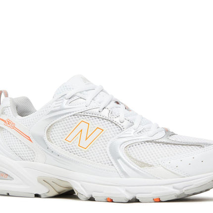 New Balance 530 White Silver Retro Orange