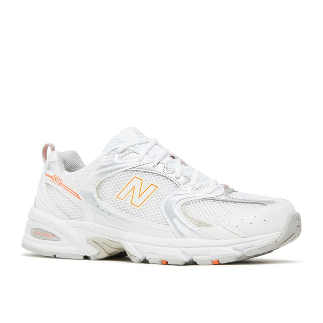 New Balance 530 White Silver Retro Orange