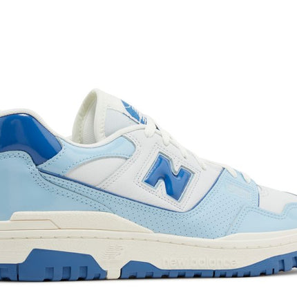 New Balance 550 Cromo Azul Patente