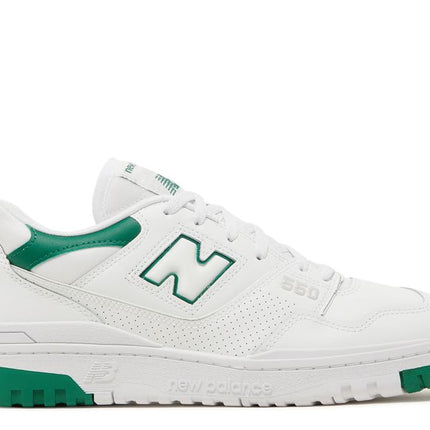 New Balance 550 White Classic Green