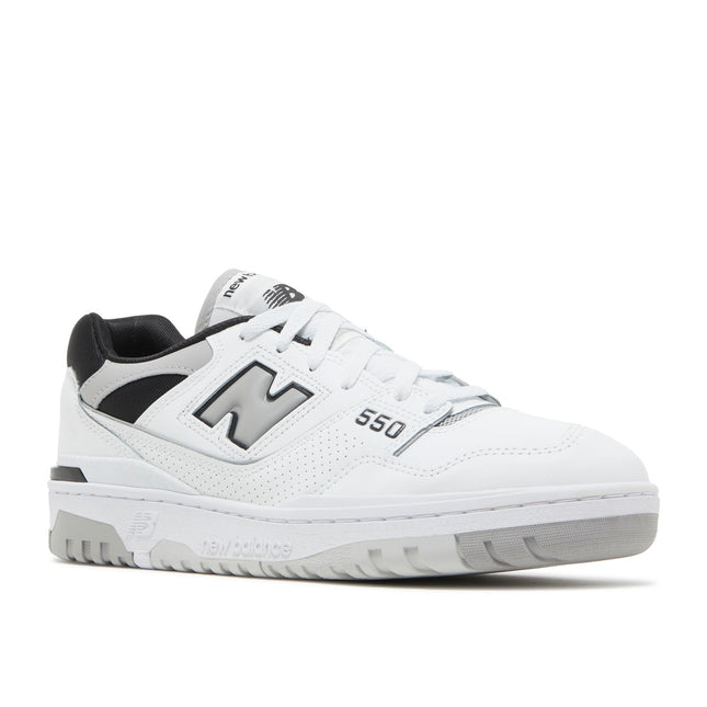 New Balance 550 White Concrete Black