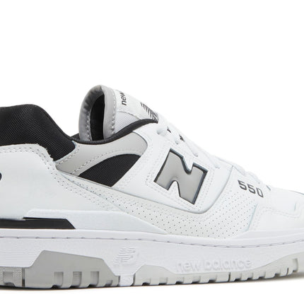 New Balance 550 White Concrete Black