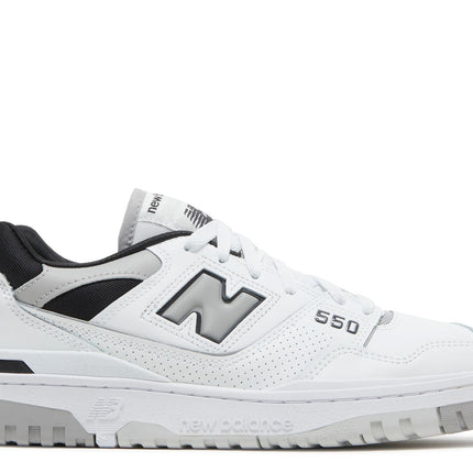 New Balance 550 White Concrete Black