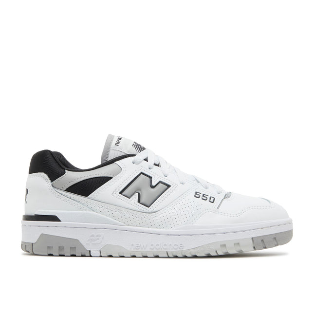 New Balance 550 White Concrete Black