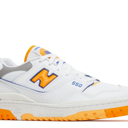 New Balance 550 White Vibrant Orange