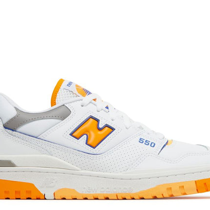 New Balance 550 Blancas Naranja Vibrante